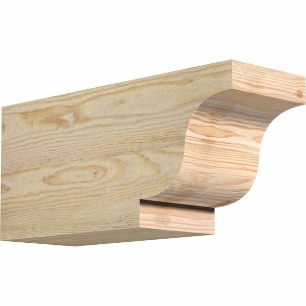 Ekena Millwork Newport Rough Sawn Rafter Tail, Douglas Fir, 6"W x 8"H x 18"L RFT06X08X18NEW00RDF - main